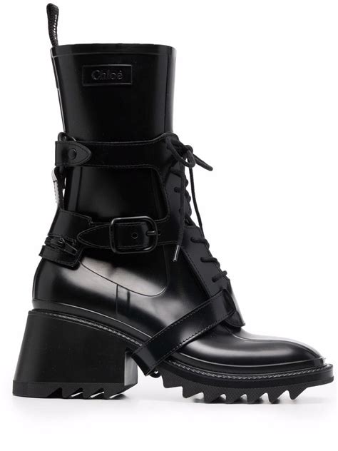 chloe betty boots sizing|chloe harnessed rain boots.